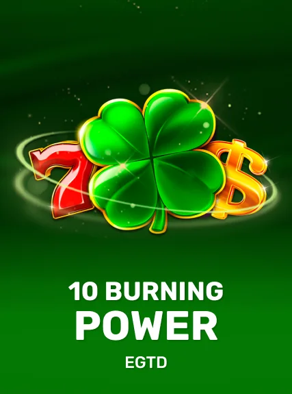 10 Burning Power game tile